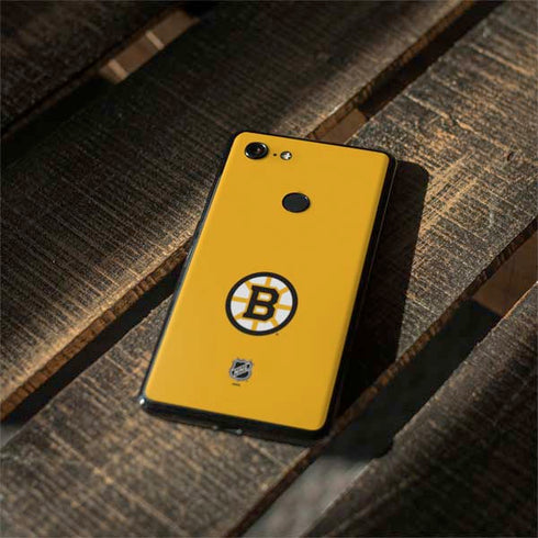 NHL Boston Bruins Solid Background Google Pixel 3 Skin